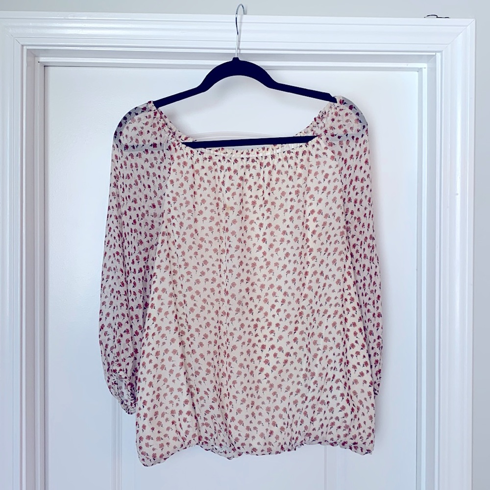 Alice + Olivia Size M Floral Blouse